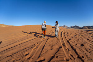 Red Dune in Wadi Rum Desert